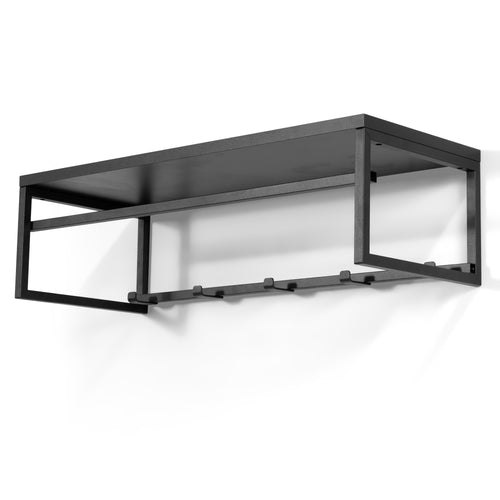 Spinder Design Wandkapstok AXEL 4 - Zwart
