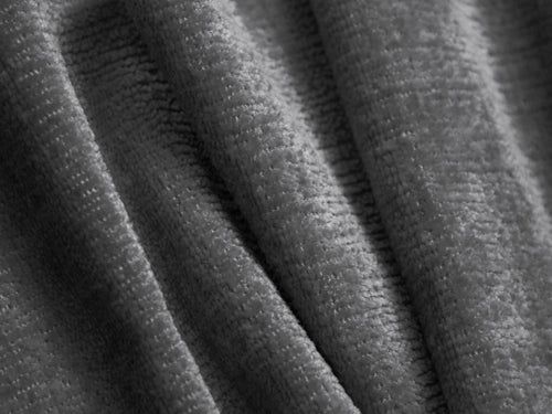 Micadoni linker hoekbank Jenny 5-zits, chenille donkergrijs - 145x200x73cm