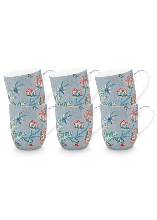 Pip Studio - Flower Festival Mokken - Servies set van 6 - 200ml