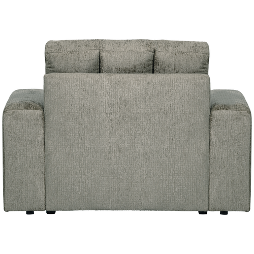 WOOOD fauteuil Second Date - Structure Velvet - Frost - 78x103x99 - vtwonen shop