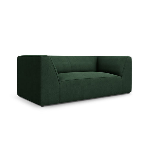 Cosmopolitan Design - Bank Siena 2-zits, structurele stof groente - 92x174x69cm