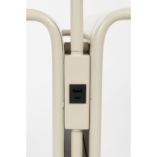 Zuiver Lustor Vloerlamp + Bijzettafel Beige - vtwonen shop