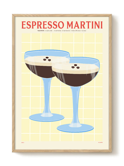 Elin PK - Espresso Martini - PSTR studio Kunst Poster - vtwonen shop