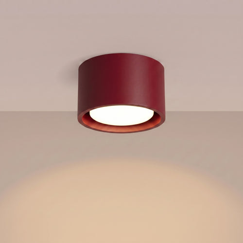 Sollux Lighting Plafondlamp MODO 1 bordeaux Gx53 - 10x10x6cm