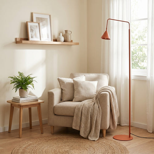 Sollux Lighting Vloerlamp NOX rode oker - 30x30x165cm