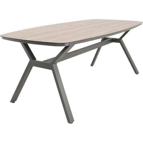 Lesli Living tuintafel Odense - grijs - 200x100cm
