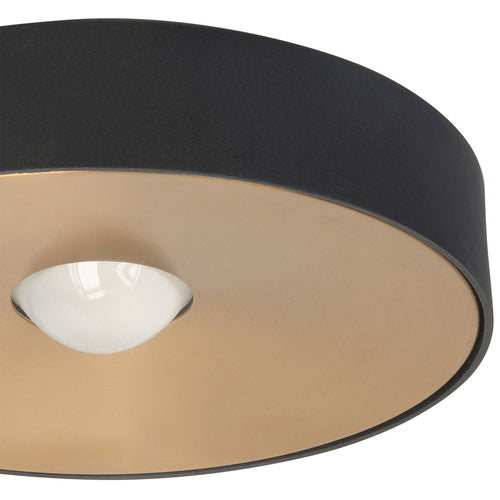 Highlight plafondlamp Bright - 1 lichts - 20  x 4.5   cm - zwart goud - vtwonen shop