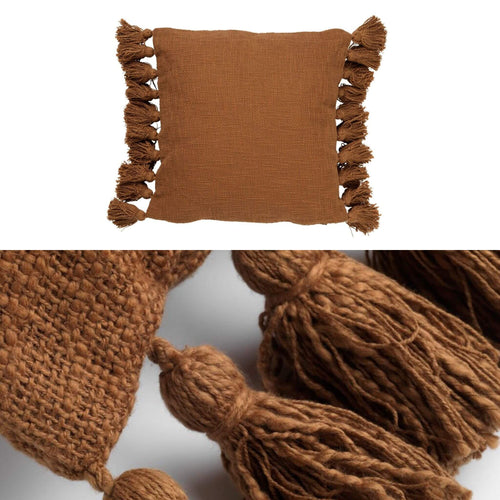 KUSSENSET - 3-delig - Desert Leaves - 45x45 cm, 30x50 cm - Inclusief binnenkussens - groen, beige, bruin