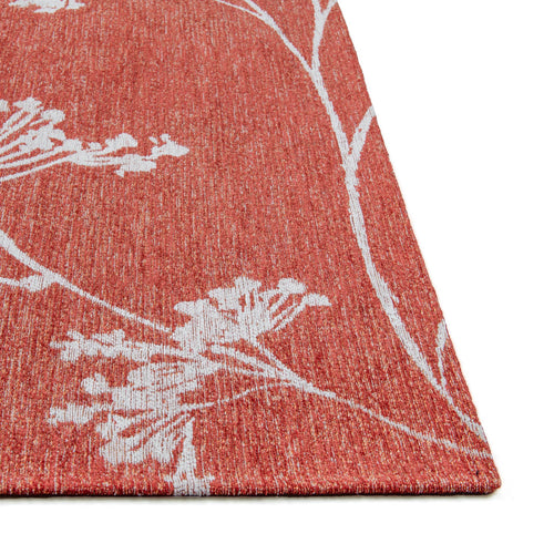 Lola&Moi vloerkleed Inflorescence - rood - 240x340cm