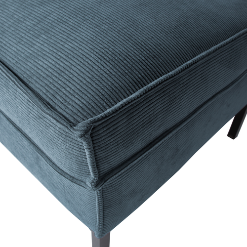 WOOOD hocker Arwin - Staalblauw