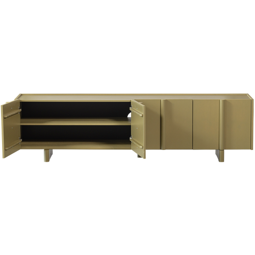 WOOOD tv-meubel Basu - Grenen - Moss - 53x200x46