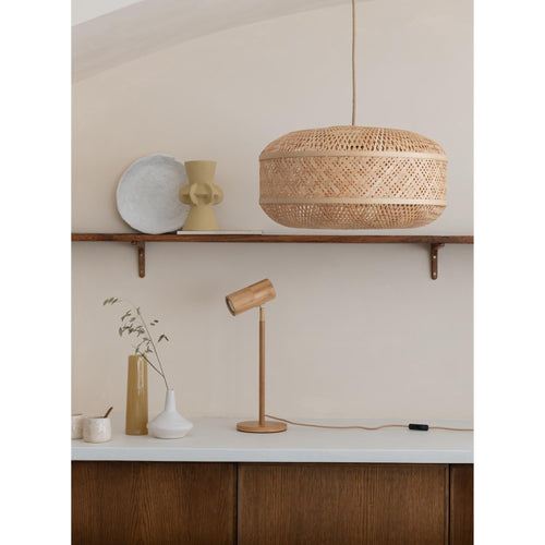 GOOD&MOJO hanglamp LANGKAWI - bruin - Ø50cm - vtwonen shop