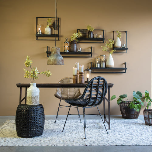 Light & Living wandplank MADDISON - 30x15x50cm - zwart