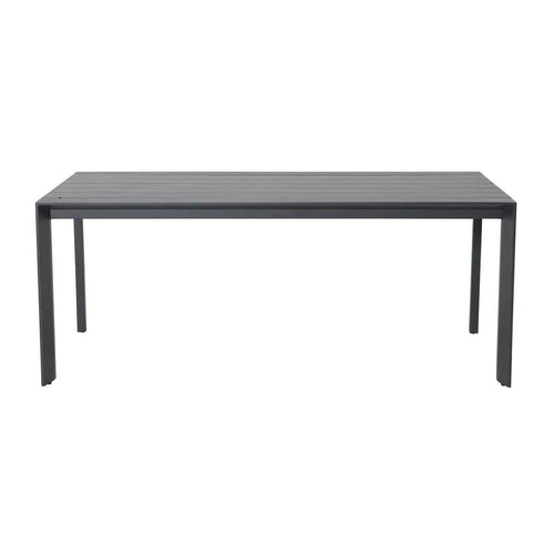 Garden Impressions lounge dining tafel Malakka donker grijs 170x97 cm - vtwonen shop