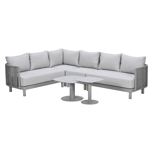 Garden Impressions Loungeset Andong hoek 6-delig - taupe