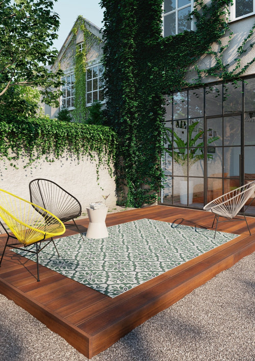 AFK Living vloerkleed  Sintra - voor binnen en buiten - groen - 200 x 290 cm - vtwonen shop