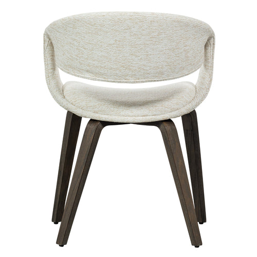 WOOOD eetkamerstoelen Yossi Houten Bruine Poot - Naturel - Set van 6 - vtwonen shop