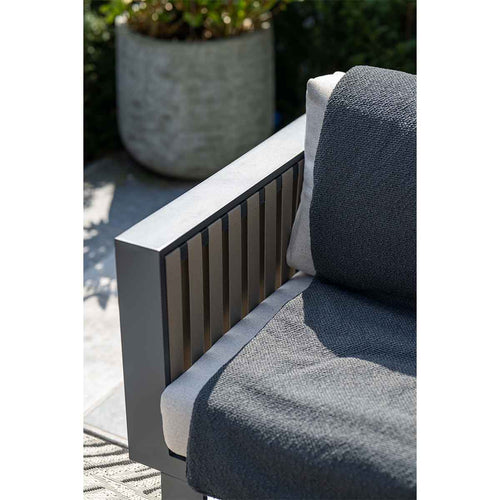 Garden Impressions lounge dining set Gabon donker grijs - 5-delig