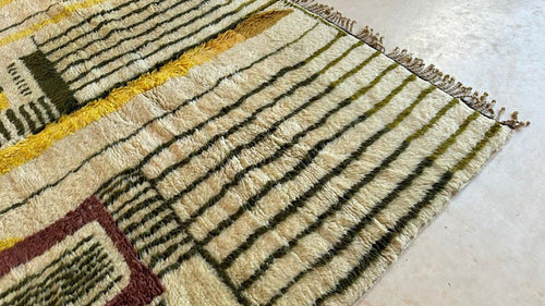 AFK Living vloerkleed Berber - handgemaakt - Wol - 200 x 300 cm