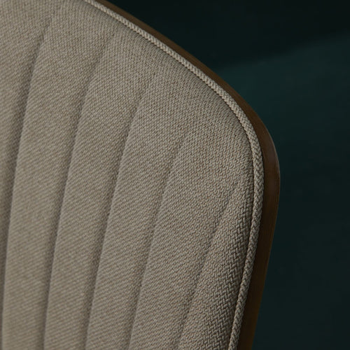 Signature - GISELLE Set van 2 Eetkamerstoelen - Beige - 56x48,5x82,5 cm