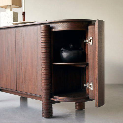 Tikamoon Buffetkast in mindi 160 cm - Bruin - vtwonen shop