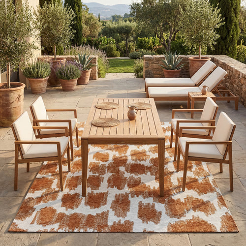 Lola&Moi vloerkleed Golden Sand - goud - 200x280cm