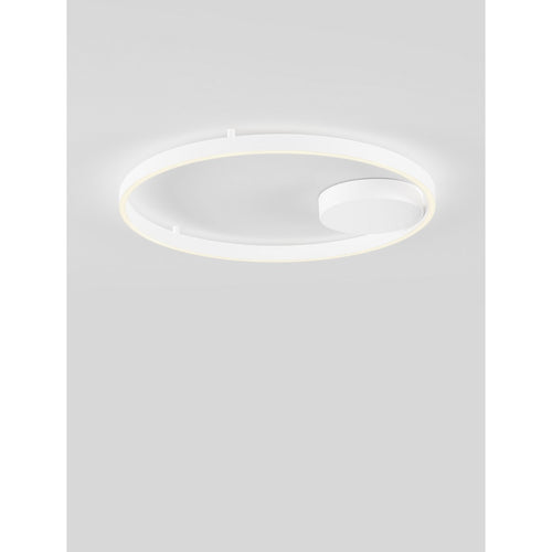 Nova Luce HEDRA Geïntegreerde LED-plafondlamp, halfverzonken, zandwit, Triac dimbaar, 60W, 4999lm, 3000K