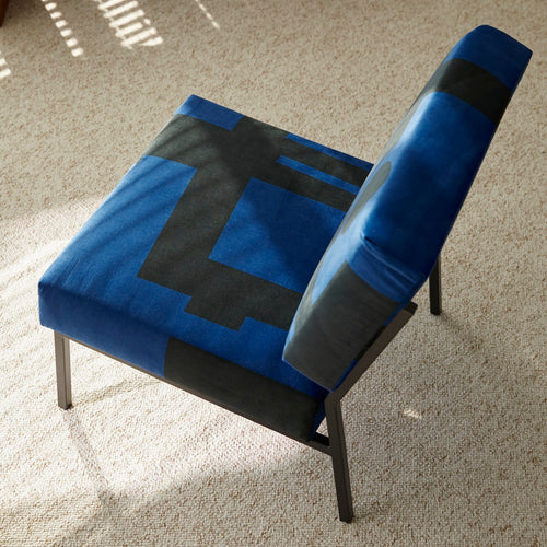 Tikamoon Blauwe Franse fauteuil - Blauw - vtwonen shop