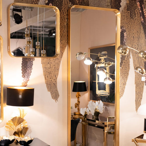 Kare Design Spiegel Vincenza goud 203x73cm