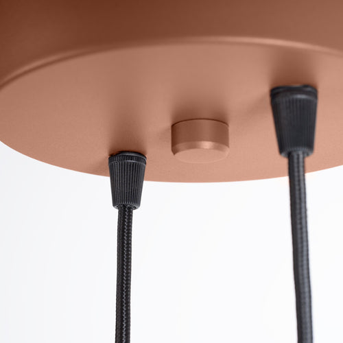 Sollux Lighting Hanglamp HALO 2P mokka - 15x15x120cm