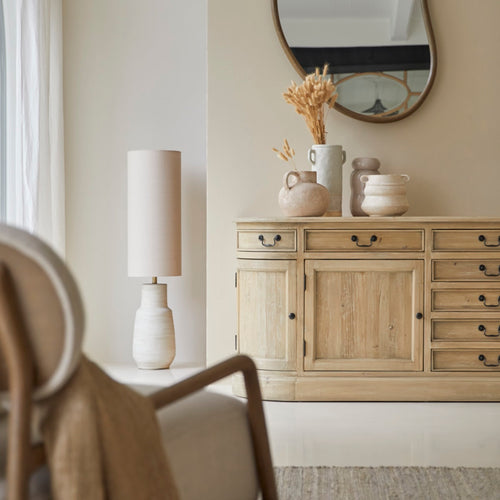 Tikamoon Grenen buffetkast 225 cm - Naturel - vtwonen shop