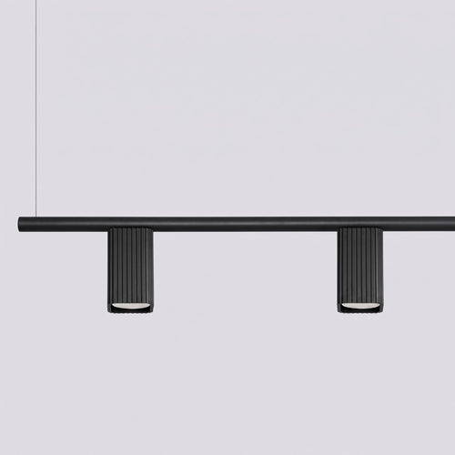 Sollux Lighting Kroonluchter RAYO 4 zwart - 122x6x208cm