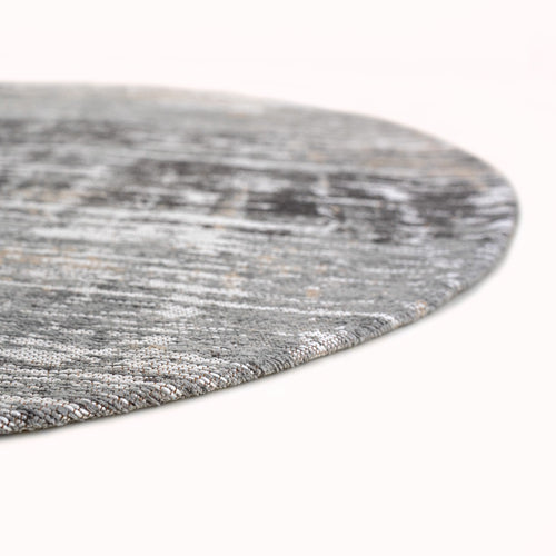 Louis De Poortere vloerkleed Coney Grey - grijs - 240x240cm - vtwonen shop