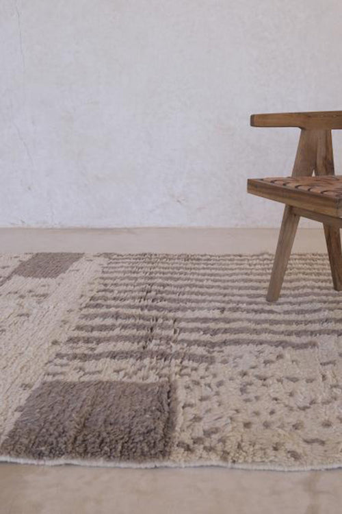 AFK Living vloerkleed Berber - handgemaakt - Wol - 250 x 159 cm