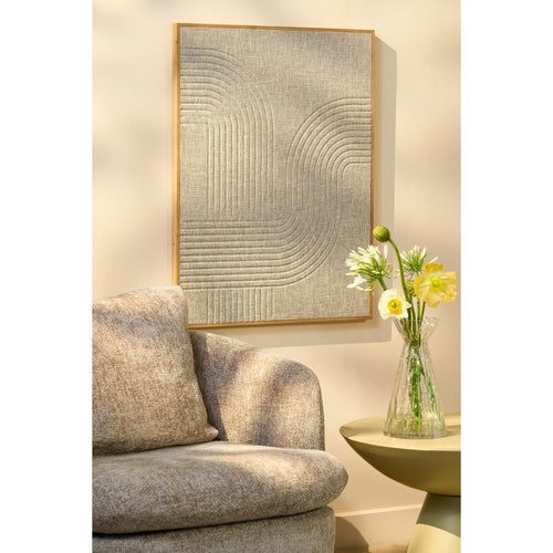 Mica Decorations Mista Wanddecoratie - L60 x B3 x H80 cm - 100% FSC - Mdf - Bruin