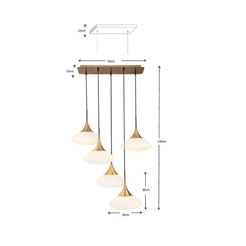 Kare Design Hanglamp Gocce 70cm