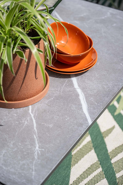 Tropea loungeset - 4-dlg - carbon black - rope donker grijs - vtwonen shop