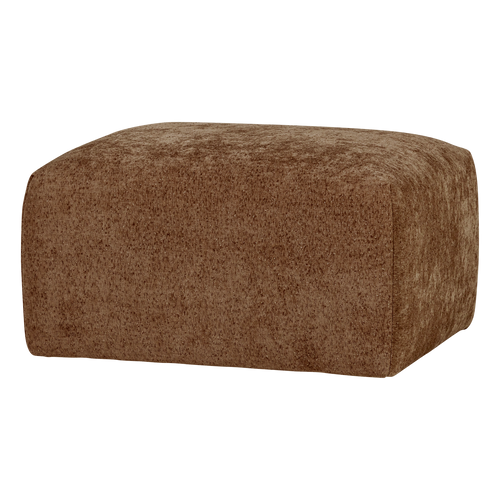 WOOOD hocker slub Umina - Chenille - Lichtbruin