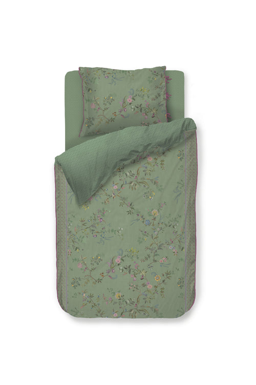 Pip Studio Dekbedovertrek Bustani - 140 x 200/220 cm - Groen