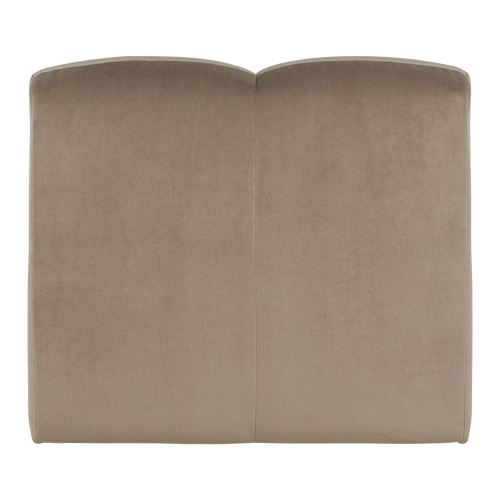 WOOOD 1-zits bank Mojo - Velvet - Khaki - 74x84x97