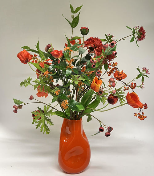 My Flowers.shop Rood zijden bloemen boeket Something In Red | Per boeket - vtwonen shop