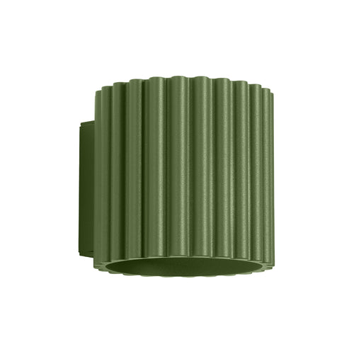 Sollux Lighting Wandlamp AURA olijfgroen G9 - 10x12x10cm