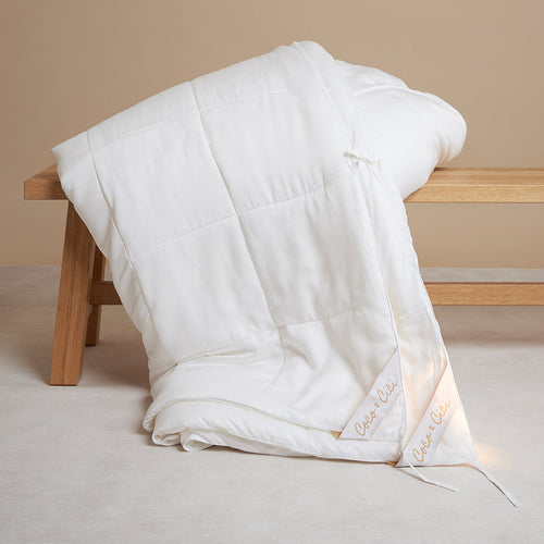 Coco & Cici - Tencel Lente / Herfst Dekbed 260 x 220 cm - 2 Persoons Beddengoed - Lyocell - Hypoallergeen & Extra Zacht - Wit - vtwonen shop