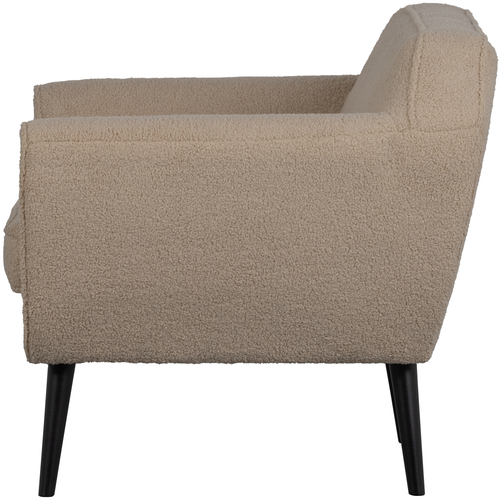 WOOOD fauteuil Rocco - Teddy - Zand - 75x92x81 - vtwonen shop