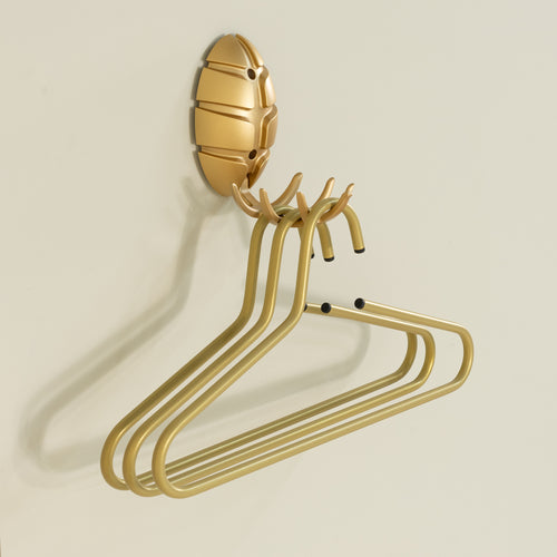 Spinder Design kapstok Bug - Goud / Goud - 7 haken - vtwonen shop