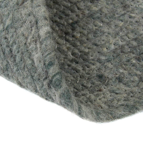 Interieur05  vloerkleed Gapo groen -rond -wollen150 x 150 cm