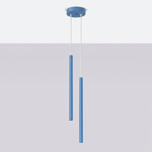Sollux Lighting Hanglamp PASTELO 2 azuur - 15x15x118cm