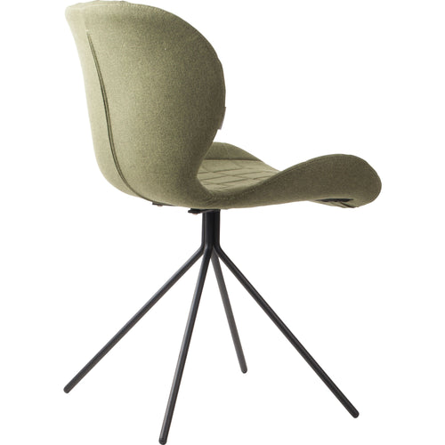 Zuiver OMG Eetkamerstoelen Groen - Set van 2