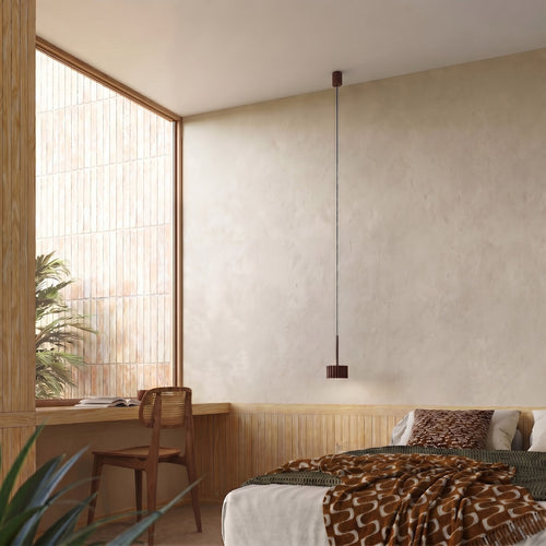 Sollux Lighting Hanglamp AURA 1 bruin Gx53 - 10x10x125cm