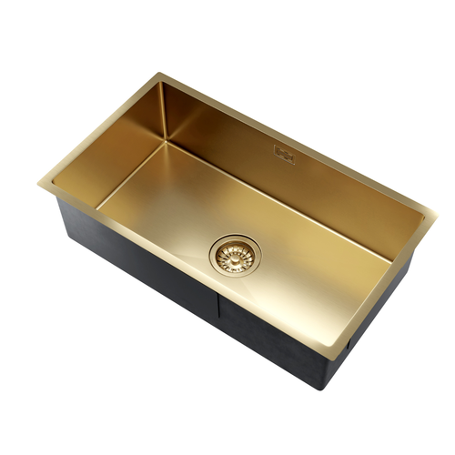 LOMAZOO Spoelbak Keuken Goud Suprex - 66 x 36 cm - RVS